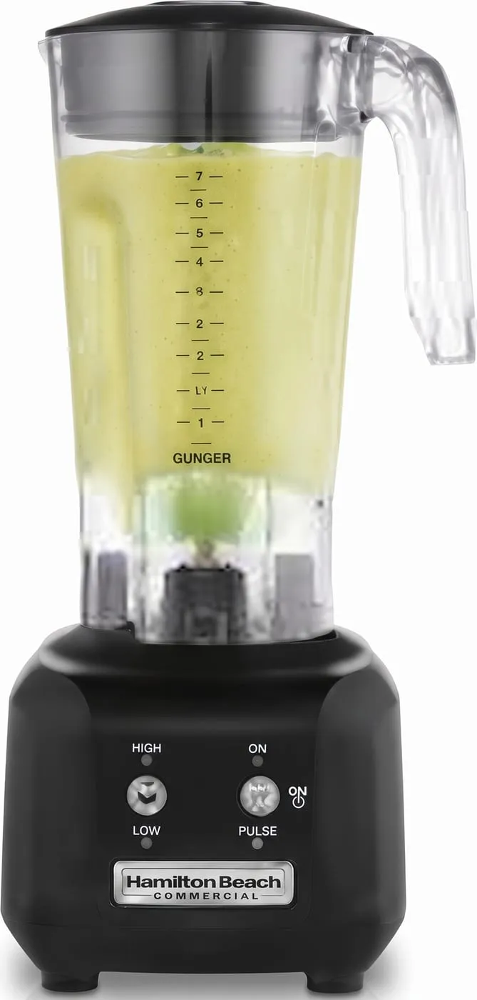 Commercial bar blender with graduated jar
