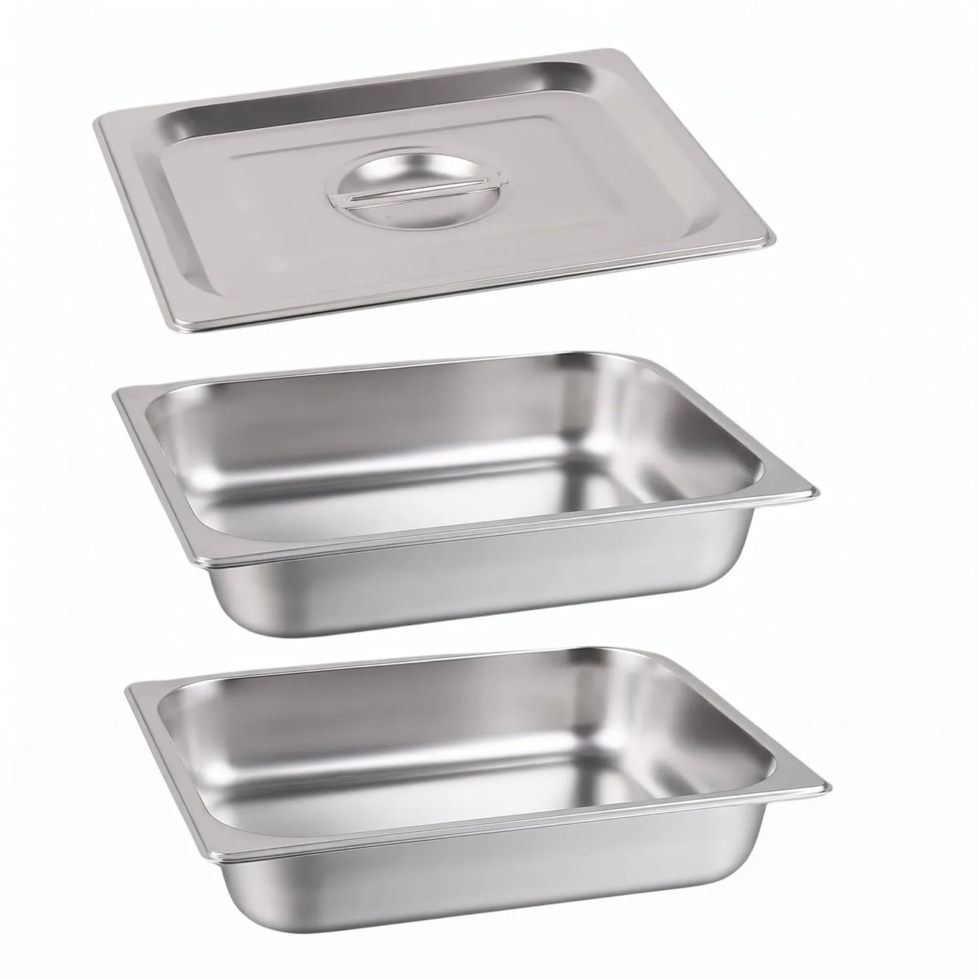 GN 1/2 containers with stainless lid
