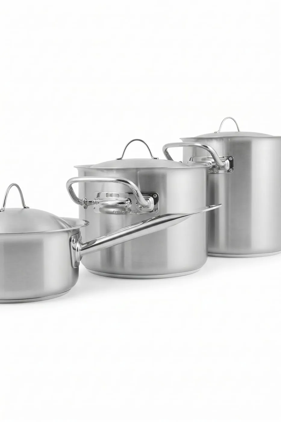Stock pots with sauce pan