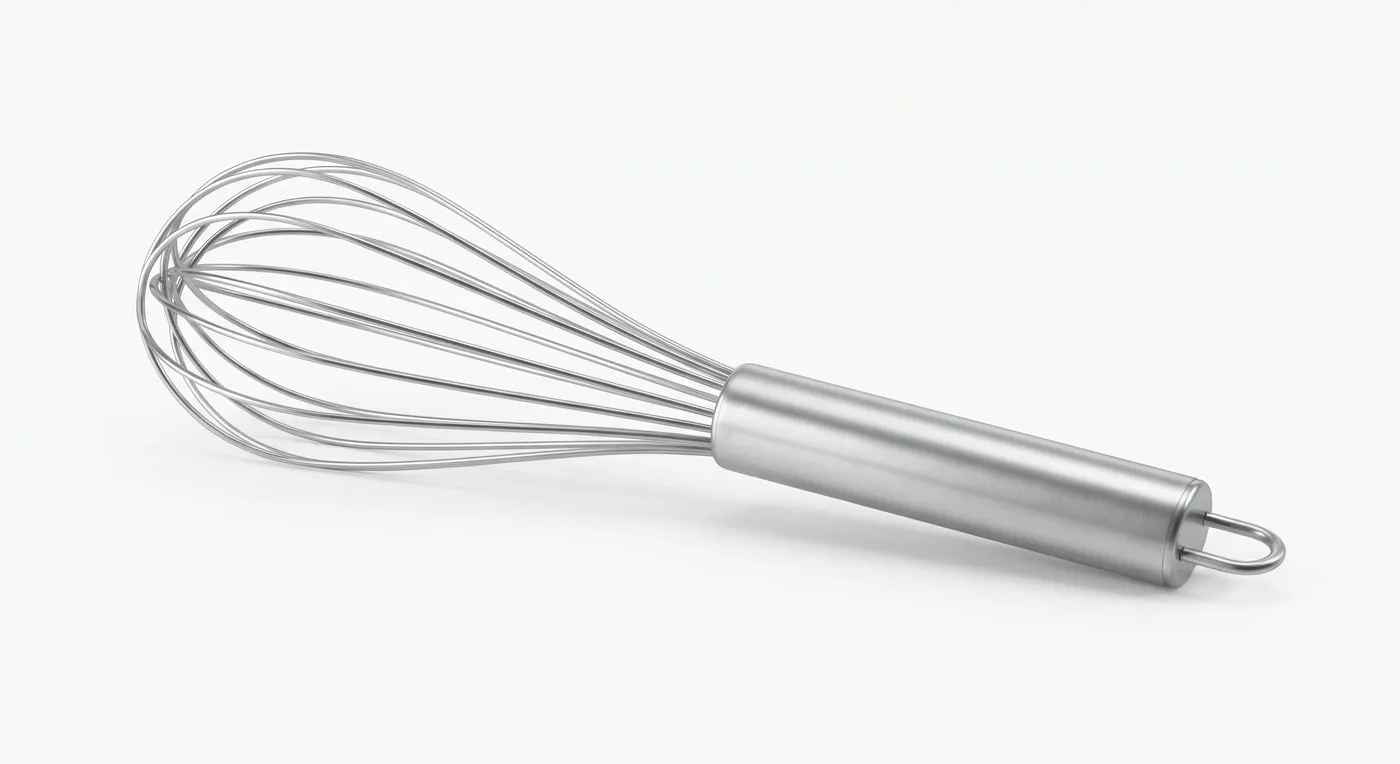 Stainless steel balloon whisk